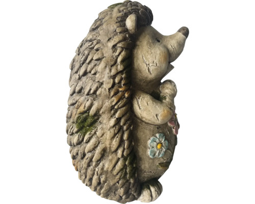 Dekorativ trädgårdsfigur igelkott av sten