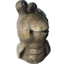 Dekorativ trädgårdsfigur snigel av sten
