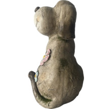 Dekorativ hundfigur för trädgården