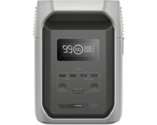 Bärbar kraftstation med USB-portar
