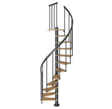 Spiraltrappa PERTURA Arissa bok multiplex 11 steg Ø140cm