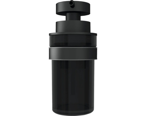 Svart tvålpump för badrum och kök