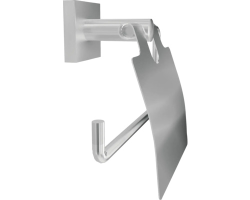 Toalettpappershållare i metall med lock