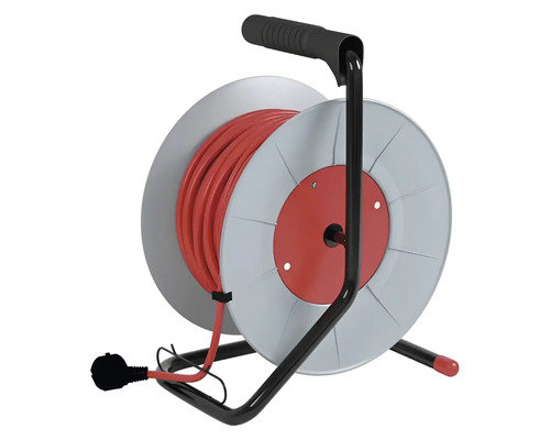 Kabelvinda med röd kabel