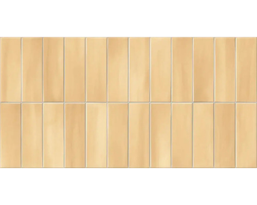 Dekorkakel GAYA FORES Deco Allure honey orange 32x62,5x0,9 cm Kakelmönster med rektangulära keramiska plattor