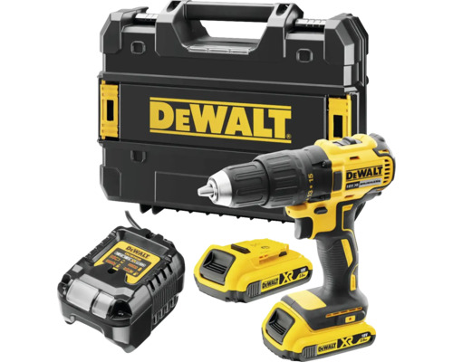 Borrskruvdragare DEWALT DCD777D2T 18V inkl. 2x2,0Ah batterier och laddare i TSTAK