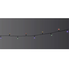 Ljusslinga med mångfärgade LED-lampor