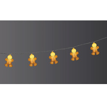Ljusslinga med pepparkaksgubbe motiv