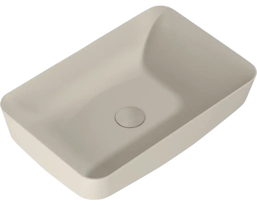 Rektangulärt tvättställ för bänkskiva av keramik