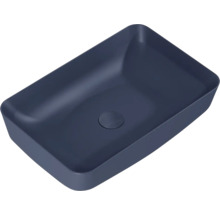 Rektangulärt tvättställ för bänkskiva i keramik