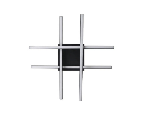 LED-vägglampa med geometrisk design