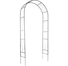 Metallrosbåge för trädgården