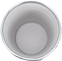 Vy från ovan av en metallhink