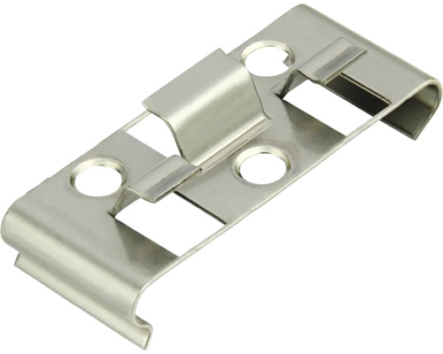 Metallfäste med fyra hål för montering