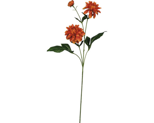 Konstväxt Dahlia kvist 72cm orange