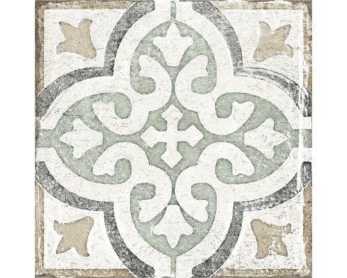 Kakel med blommönster