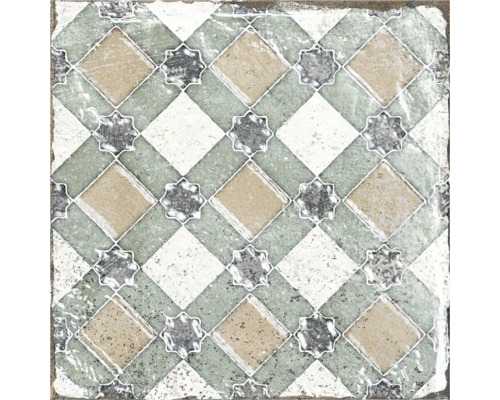 Dekorativ platta med geometriskt mönster för vägg och golv