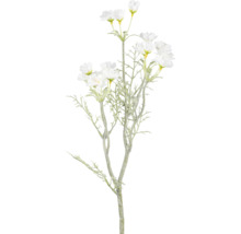 Dekorativ konstgjord blomma med vita blommor