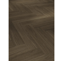 Trägolv med fiskbensmönster