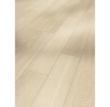 Ljust laminatgolv med trästruktur