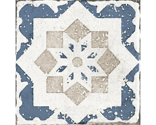 Dekorativ golvplatta med geometriskt mönster