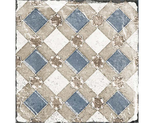 Keramisk platta med rombmönster