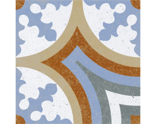 Dekorativ platta med geometriskt mönster