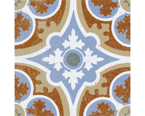 Dekorativ golvplatta med ornamentmönster för inomhusbruk