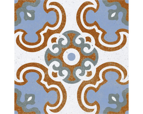 Dekorativ golvplatta med blommönster för inomhusbruk