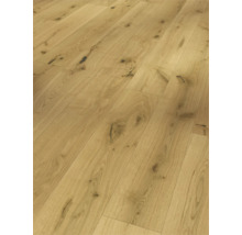 Lagt parkettgolv av ek