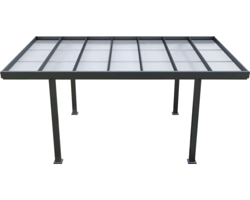 Carport med polykarbonattak