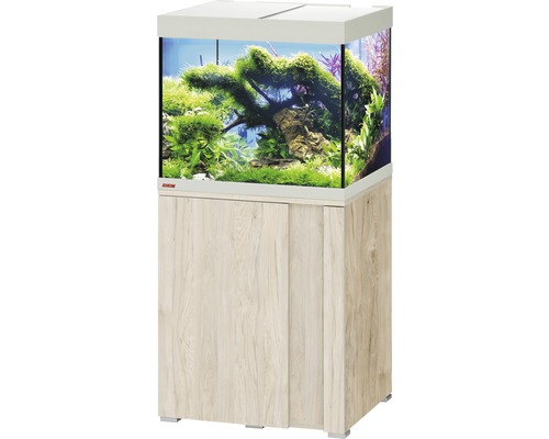 Akvarium med möbel EHEIM Vivaline 150 LED-belysning, värmare, filter pinie Akvariekombination med underskåp och plantering