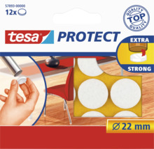 Tesa Protect möbeltassar, 22 mm diameter, 12 stycken