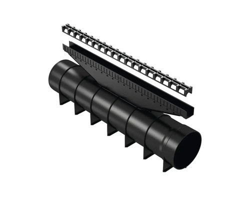 Dräneringsrör med lock och galler