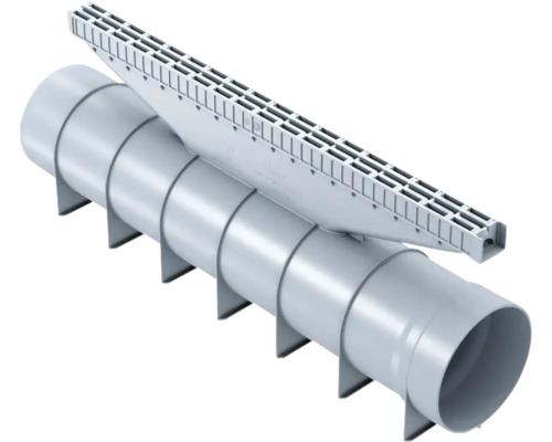 Plastdränränna med galler