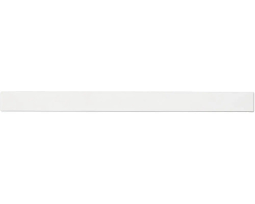 Konsoltäcklist ELFA vänster 8x324x25mm matt vit 417050 Vitt väggkakel