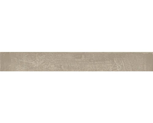 Sockel klinker brun taupe matt New concrete 7x60x0,9 cm Keramisk platta med matt yta