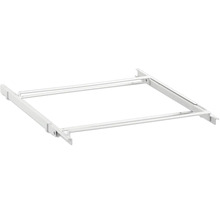 Utdragsram ELFA bottenmonterad 395x390x32mm vit 234528