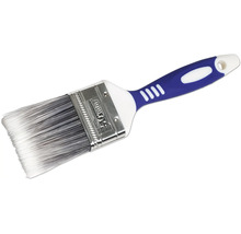 Platt pensel med plasthandtag