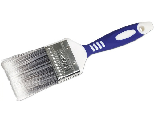 Platt pensel med plasthandtag