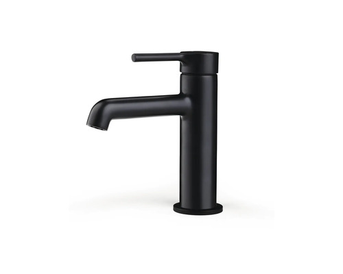 Svart tvättställsblandare för badrumsdesign