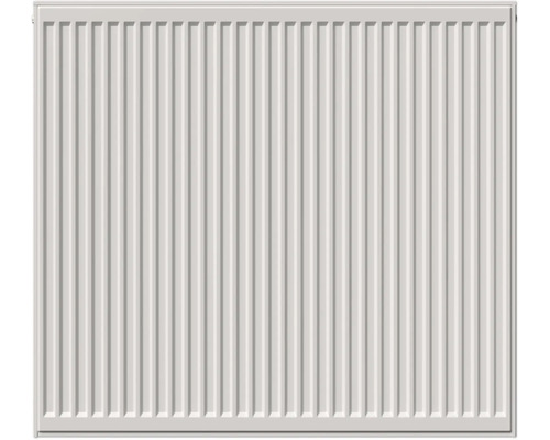 Platt radiator med vertikala lameller