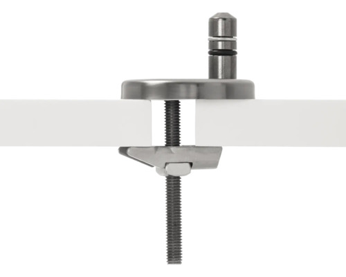 Bordsfäste för glasskiva