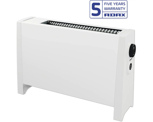 Golvradiator ADAX Vilje VG1120 DTFW vit 2000 W 230 V IP20 8501484