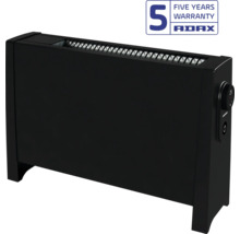 Golvradiator ADAX Vilje VG1120 DTFB svart 2000 W 230 V IP20 8501485