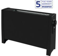 Golvradiator ADAX Vilje VG1120 WTB svart 2000 W 230 V bluetooth funktion WiFi IP20 8501487