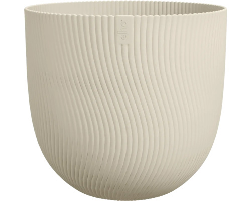 Blomkruka ELHO Sereh plast Ø29,5x25,3cm beige