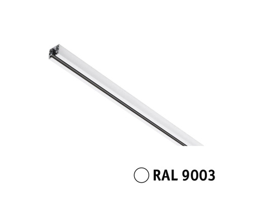 Enkel skena för ett ljussystem