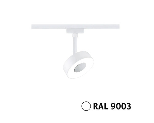 Spotlight på skena för takmontering
