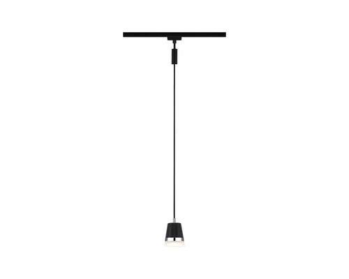 Enkel hänglampa med svart skärm och upphängning